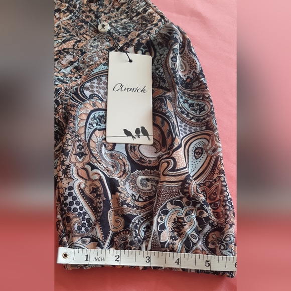 Paisley smocked dress. - Picture 5 of 7